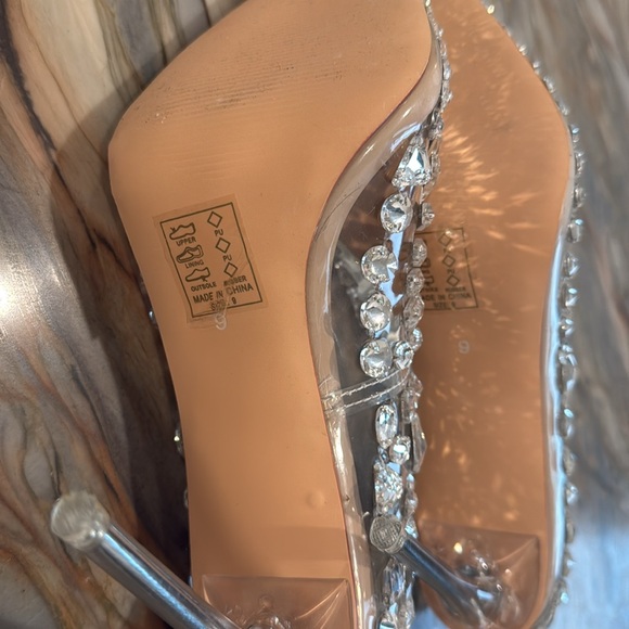 Azalea Wang Crystal Clear Point Toe Heels (size 9) BNWOB - Picture 5 of 5